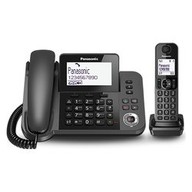 Telefono Fisso + Cordless Panasonic KX-TGF320EXM Nero