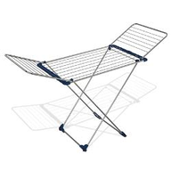 Gimi Stendibiancheria Telaio realizzato in acciaio inox 167x55,5x94 cm Acciaio e blu Max 10490502