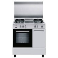 Cucina Gas Glem Gas AER96MI3 Piedoni regolabili neri Tipo Forno elettrico con funzioni: cottura tradizionale