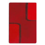 Spirella Tappeto per il bagno in Polyestere - acrilico cm 60x90 Rosso 10.09213