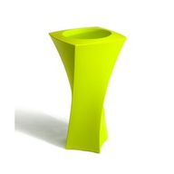 Plust Vaso in Polietilene Shock Altezza 100 cm Verde Acido Indoor/Outdoor 6204-86