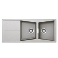 Lavello Smeg LC116AL 2 vasche in alluminio da 1160 mm
