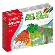 Giochi Didattico Scolastici Quercetti Sagome Dinosaurs 2613 Da 5 a 8 Anni