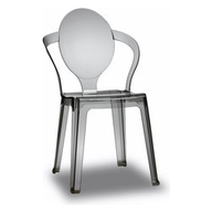 Scab Design Sedia spoon trasparente fume' 2332__183