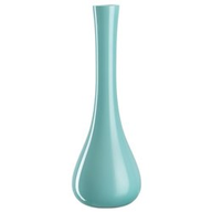 Leonardo Vaso Arredo Vetro 50 cm 17,8 cm Turchese Sacchetta 024050