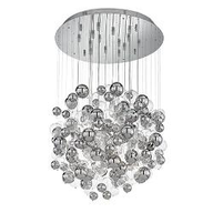 B2 Light Lampada a sospensione D 500 x H 900 mm 14 x 40W G9 / 240V CROMO 0491804