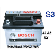 Bosch Batteria per auto S3 45 Ah 400A polarità Dx 0092S30020