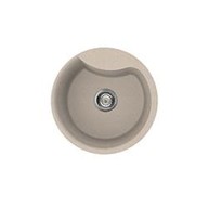 Lavello Smeg LSE48AV una vasca forma del lavello rotondo in sintetico da 485 mm