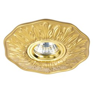 B2 Light Faretto da Incasso D 140 x H 50 mm D 65 GU10 1 x 50W GU10 220-240 V - 50/60 Hz Ottone 0570671