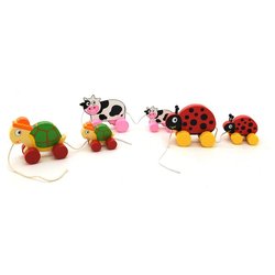 Animali Globo trainabili Legnoland assortiti nei modelli 37412
