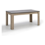 Mhf Tavolo da soggiorno rovere SNM con piano finitura marmo cm 160x80x74,5 collezione giorno Meteor XAB5500