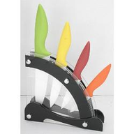 Amicasa Ceppo + 4 coltelli Ceramica Manici multicolor Colors KN1385