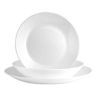 Luminarc Set 18 piatti tavola Vetro Opale Bianco Zelie