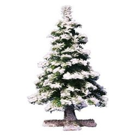 Alberi di Natale Amicasa Alberino innevato con tronco 60C 305.10784