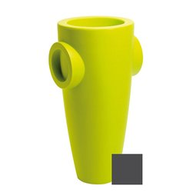 Plust Vaso in Polietilene Humprey Altezza 126 cm Nero Perla Indoor/Outdoor 6226-87