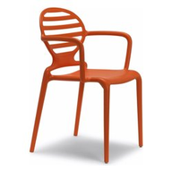Scab Design Poltrona cokka arancio tecnopolimero iniezione a gas 2280__30