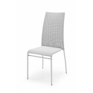 Connubia Calligaris Sedia metallo cucina WAVE CB/1365 Struttura P95 mt. ACCIAIO SATINATO Sedile C6A Net TORTORA