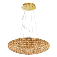 B2 Light Lampada a sospensione D 460 x H min 400 / max 1200 mm max 7 x 40W G9 / 230V IP20 Oro 0399075