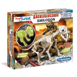 Giochi Didattico Scolastici Clementoni Smilodown glow Scienza e gioco 13185 Da 7 a 12 Anni