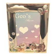 Geo's Portafoto Bimbo Argento 10x15 cm Rosa Fido 3904/2RC