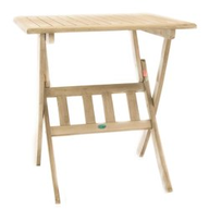 Amicasa Tavolo da Giardino Vipiteno Gray 70x70 Art 56 Legno 