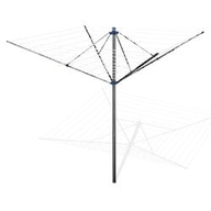Gimi Stendibiancheria a ombrello Lega in alluminio 180x180x186,5 cm (lxpxh) Alluminio Garden 10250001