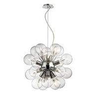B2 Light Lampada a sospensione D 550 X H min 580 / max 1200 mm max 20 x 60W E27 IP20 Cromo 0354574