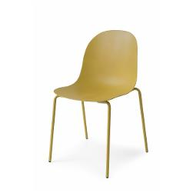 Connubia Calligaris Sedia metallo cucina ACADEMY CB/1663 Struttura P16 mt. GRIGIO OPACO Sedile P16 pp GRIGIO OPACO