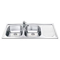 Lavello Smeg LX116S-2 2 vasche in acciaio inox da 1160 mm