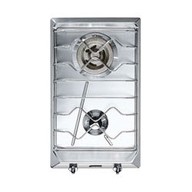 Piano cottura tipo Gas Smeg SRV532X-3 con 2zone di cottura con larghezza di 30 cm colore Inox