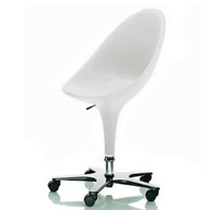 Magis Bombo Chair C/ruote Bianco 1690c SD116 BI