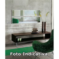Cattelan Specchio Simplex 100x30 Cornice Cristallo Sabbiato