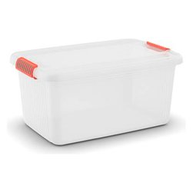 Kis Contenitore Plastica 59x39xh28 cm Trasparente K Latch Box L 85630000719