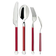Carlo Giannini set 24 pz Posate Mix rosso Acciaio inox RO020
