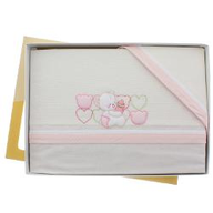 Lenzuola lettino Gerrybaby Letto Cuori Rosa Ge4421.3