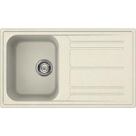 Lavello Smeg LZ861P una vasca forma del lavello rettangolare in sintetico da 860 mm