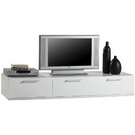Composad Base soggiorno tre cassetti colore laccato bianco 180x30 BS3006