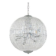B2 Light Lampadario a Sospensione D 600 x H min 1100 / max 1850 mm 12 x 40W G9 Cromo 0570225