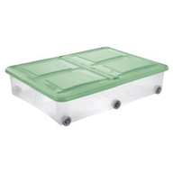 Tontarelli Contenitore Stock Box verde con ruote Lt 61 cm 80x60xh18,5 8031408AL0