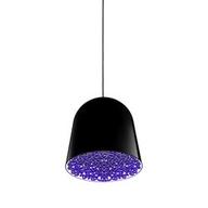 Flos Lampada a sospensione ø347x360-4000h mm 105W o 30W Nero/Viola Can Can F1554030