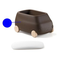 Plust Contenitore Van Portagiochi Blu 11 Con Ruote Frassino 6341-11