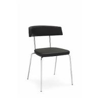 Connubia Calligaris Sedia metallo soggiorno NORDICA CB/1285 Struttura P77 mt. CROMATO Sedile G8J Ekos MOKA