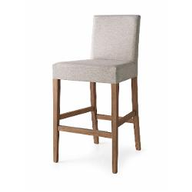 Connubia Calligaris Sgabello legno LATINA CB/1464 Struttura P201 fg. NOCE Fodera A07 Denver FUMO