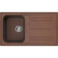 Lavello Smeg LZ861RA una vasca forma del lavello rettangolare in sintetico da 860 mm