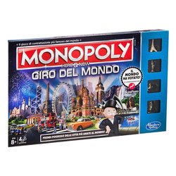 Gioco da tavolo Hasbro Giro del mondo Monopoly B2348103