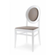 Connubia Calligaris Sedia legno soggiorno NOTRE DAME CB/1648 Struttura P128 fg. WENGÉ Sedile G8Q Ekos TORTORA