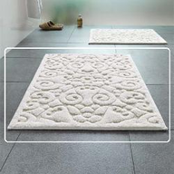 Spirella Tappeto per il bagno in cotone cm 60x90 beige chiaro 10.13512