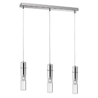 B2 Light Lampada a sospensione a barra L 550 x H min 350 / max 1150 x P 60 mm max 3 x 40W G9 / 230V IP20 Cromo 0398998