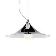 B2 Light Lampada a sospensione D 500 x H min 250 / max 1200 mm max 1 x 60W E27 / 230V IP20 Cromo 0399086