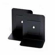 Lebez Coppia fermalibri in metallo colore Nero verniciato 088N